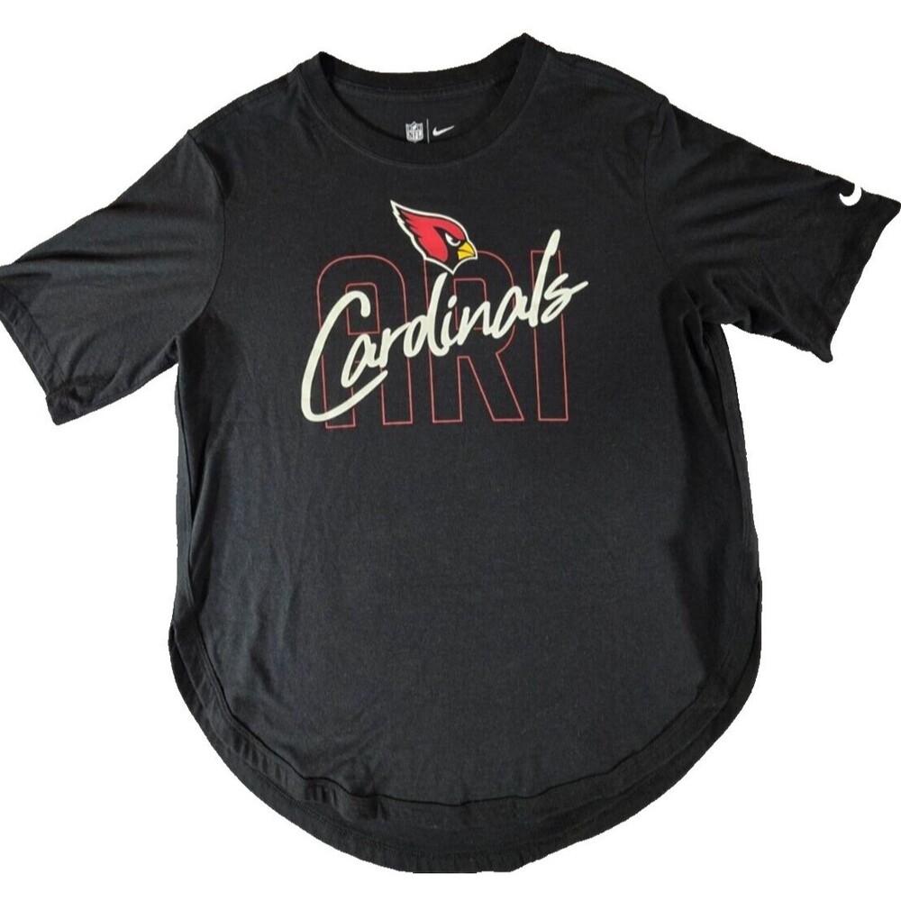 Medium Nike Arizona Cardinals Girl T-Shirt Women’s Black Fanatics NFL Tee